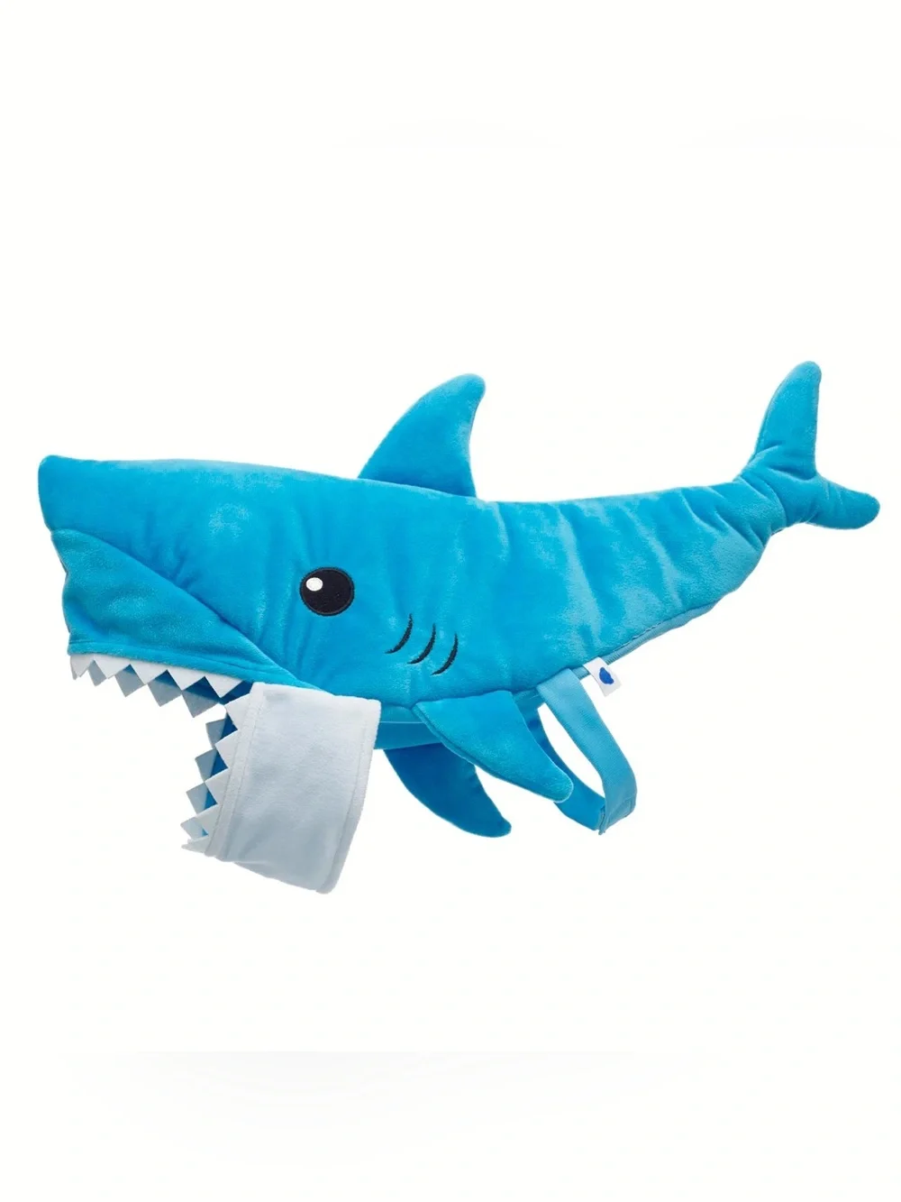 New With Tags Plush Shark Costume in Bright Blue